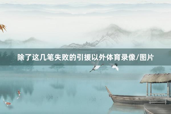 除了这几笔失败的引援以外体育录像/图片
