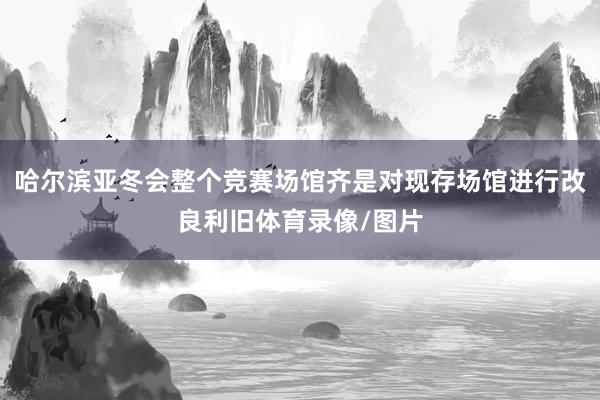 哈尔滨亚冬会整个竞赛场馆齐是对现存场馆进行改良利旧体育录像/图片