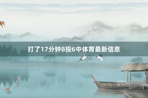 打了17分钟8投6中体育最新信息