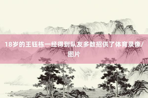 18岁的王钰栋一经得到队友多数招供了体育录像/图片