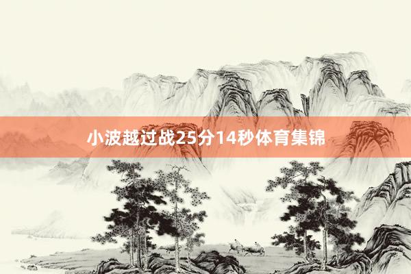 小波越过战25分14秒体育集锦