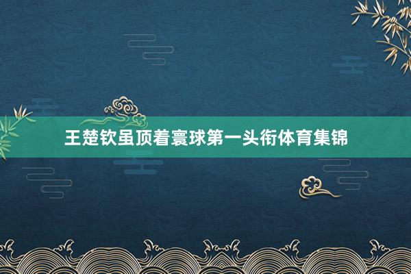 王楚钦虽顶着寰球第一头衔体育集锦