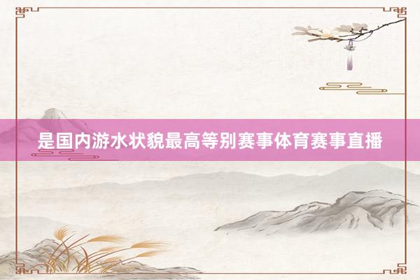 是国内游水状貌最高等别赛事体育赛事直播