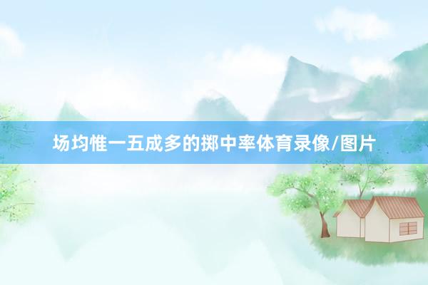 场均惟一五成多的掷中率体育录像/图片