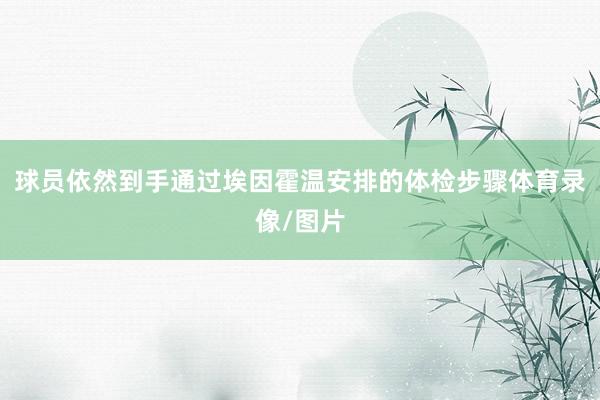 球员依然到手通过埃因霍温安排的体检步骤体育录像/图片