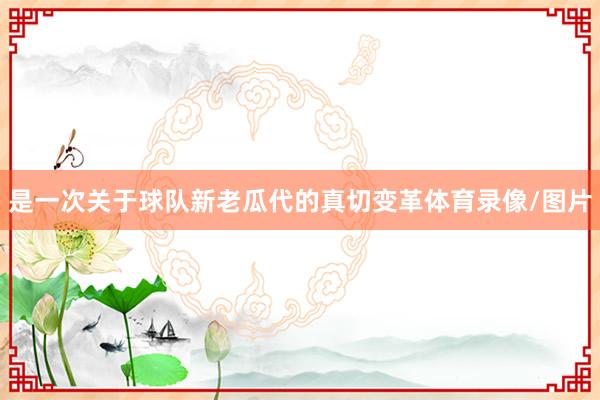 是一次关于球队新老瓜代的真切变革体育录像/图片