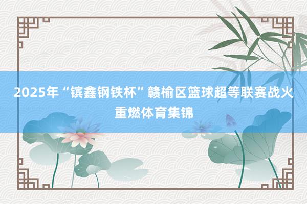 2025年“镔鑫钢铁杯”赣榆区篮球超等联赛战火重燃体育集锦